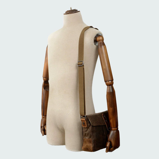 Hunter - Retro Canvas Messenger Bag