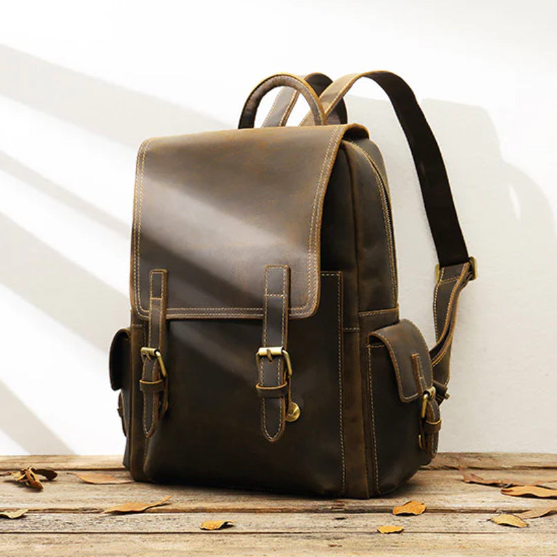 Maximus - High Quality Leather Rucksack