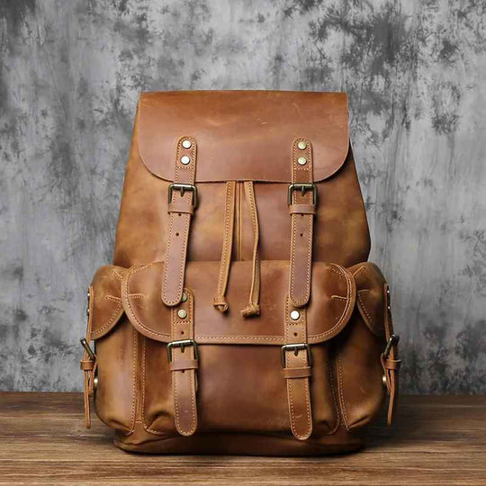 Huxley - Large Leather Backpack