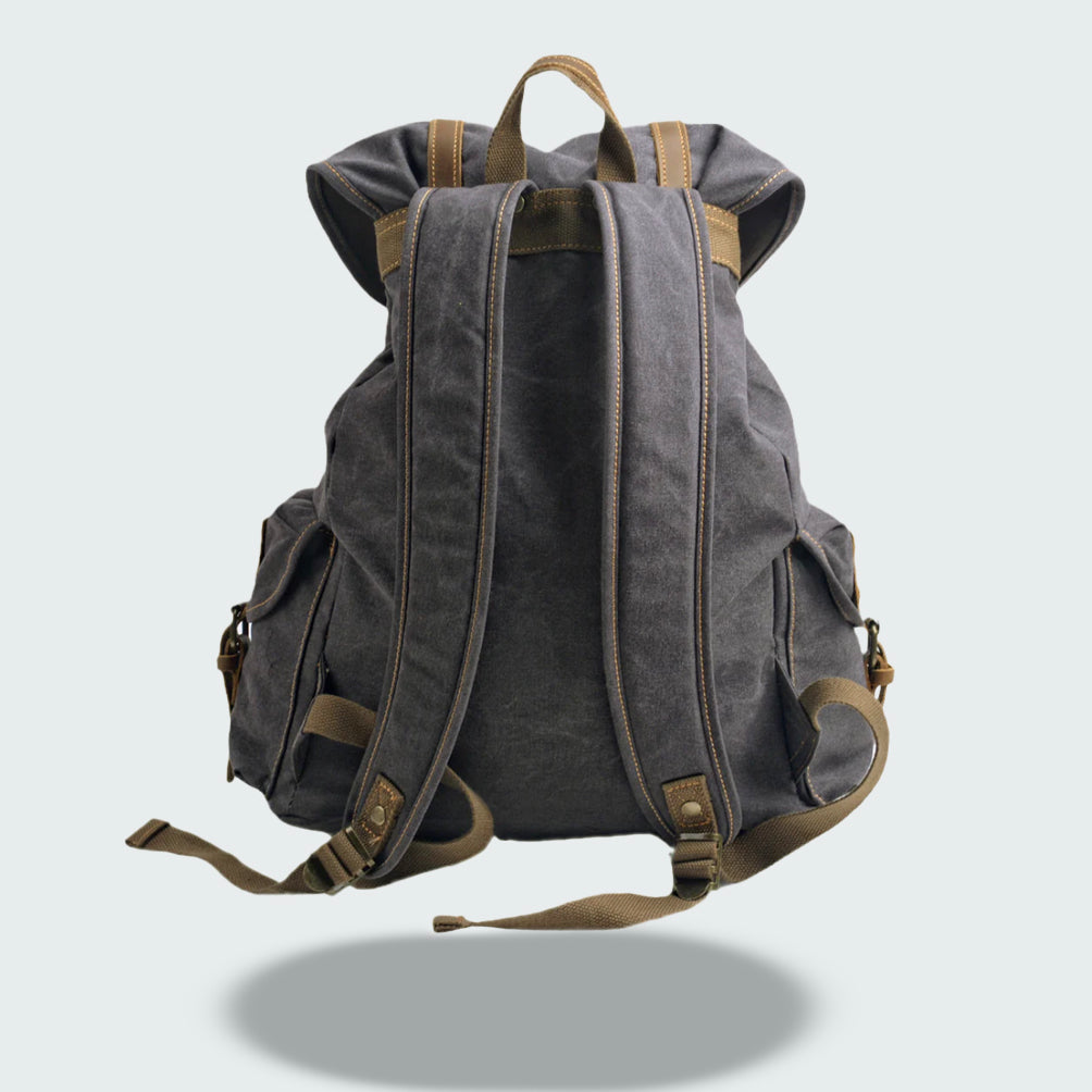 Ascend - Flap Backpack with Drawstring