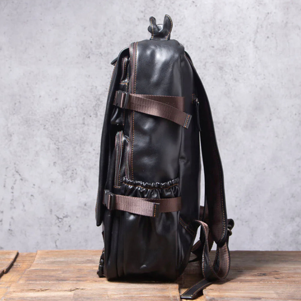 Titan - Premium Leather Travel Backpack