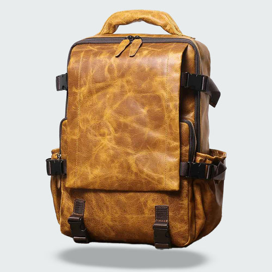 Titan - Premium Leather Travel Backpack