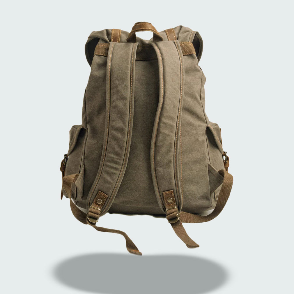 Ascend - Flap Backpack with Drawstring