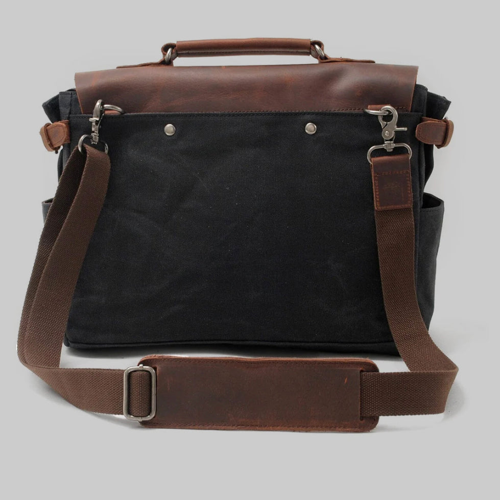 Revilo - Retro Canvas Messenger Bag