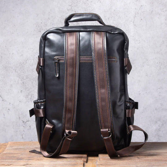 Titan - Premium Leather Travel Backpack